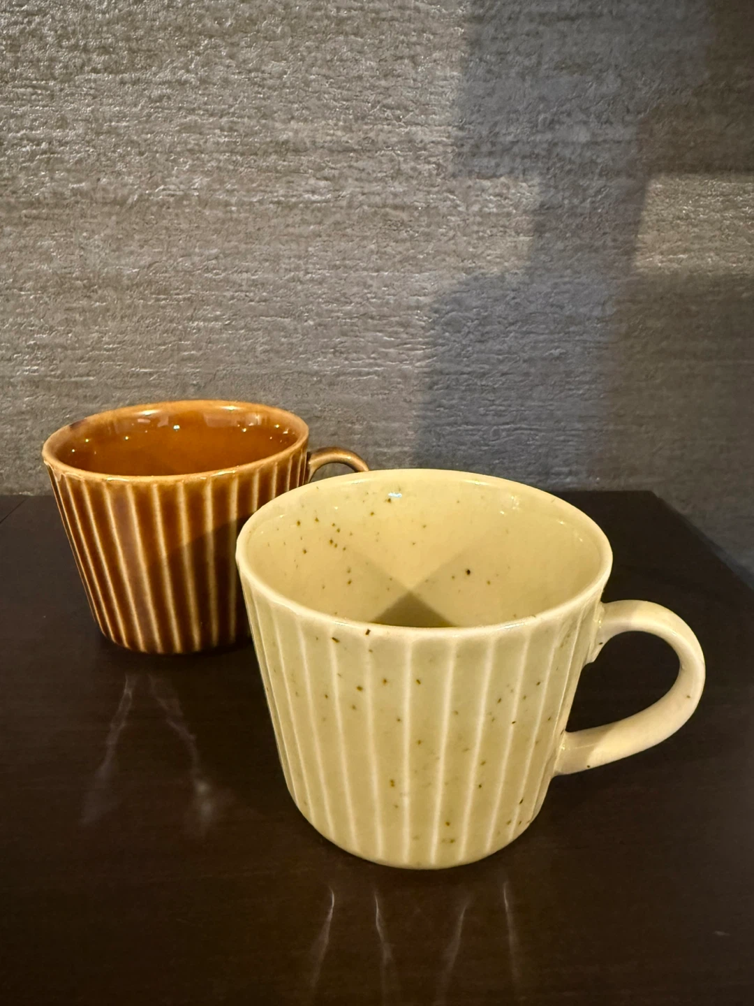 今週限定⭐︎ ケユカ KEYUCA [美濃焼] KOSOGI マグカップ 120ml カーキ、キャメルセットの写真2枚目
