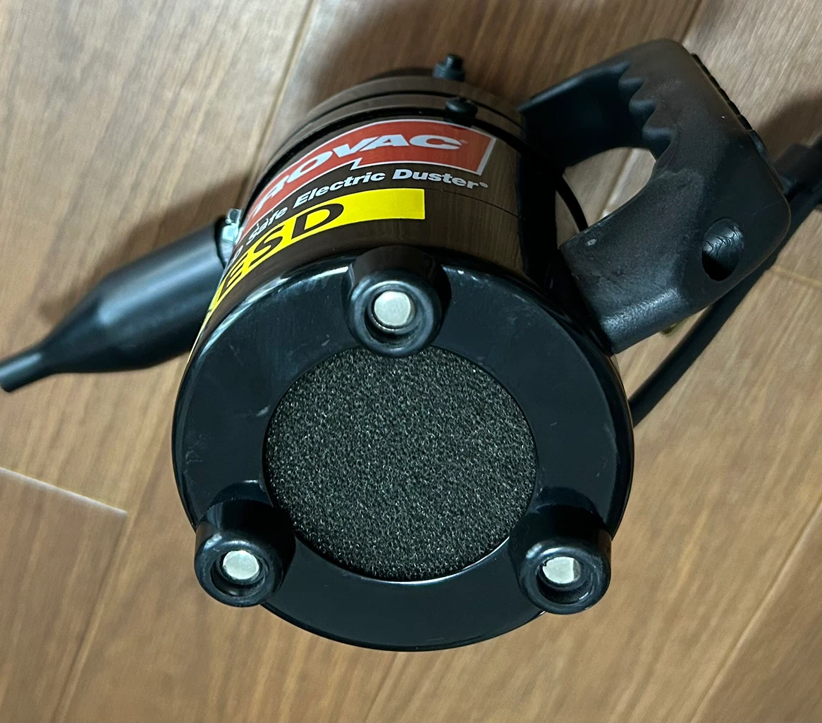 【プロ仕様】 MetroVac DataVac ED-500-ESD 静電気防止仕様 電動エアダスター 本体のみの写真3枚目