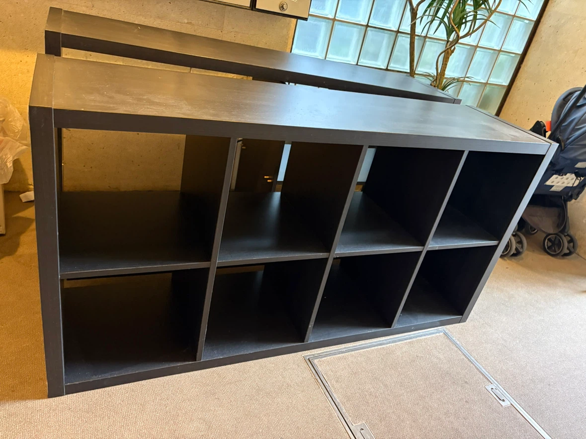 IKEA シェルフユニット ダークブラウン
