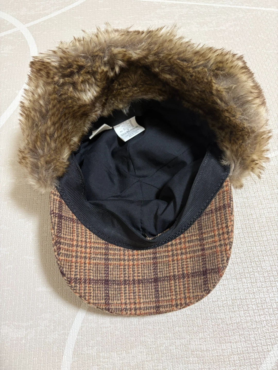 キャップ チェック 57.5cm【ICHIYON PLUS】の写真4枚目