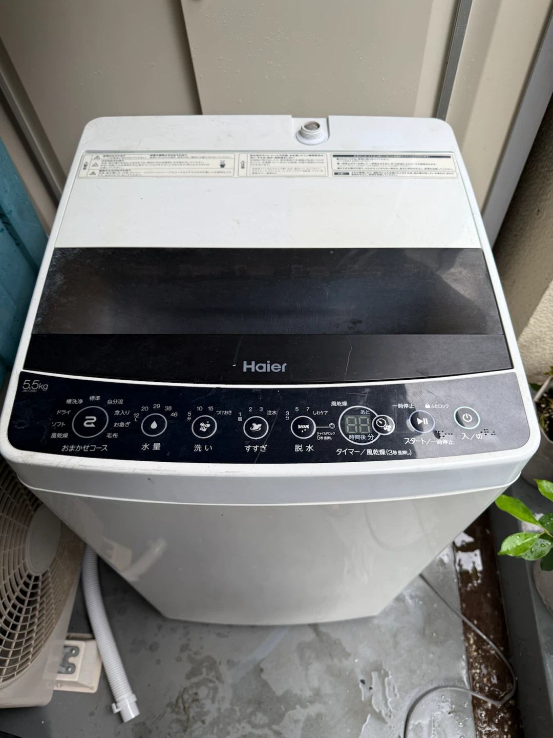 ハイアール 全自動洗濯機 JW-C55D 5.5kg 2020年製