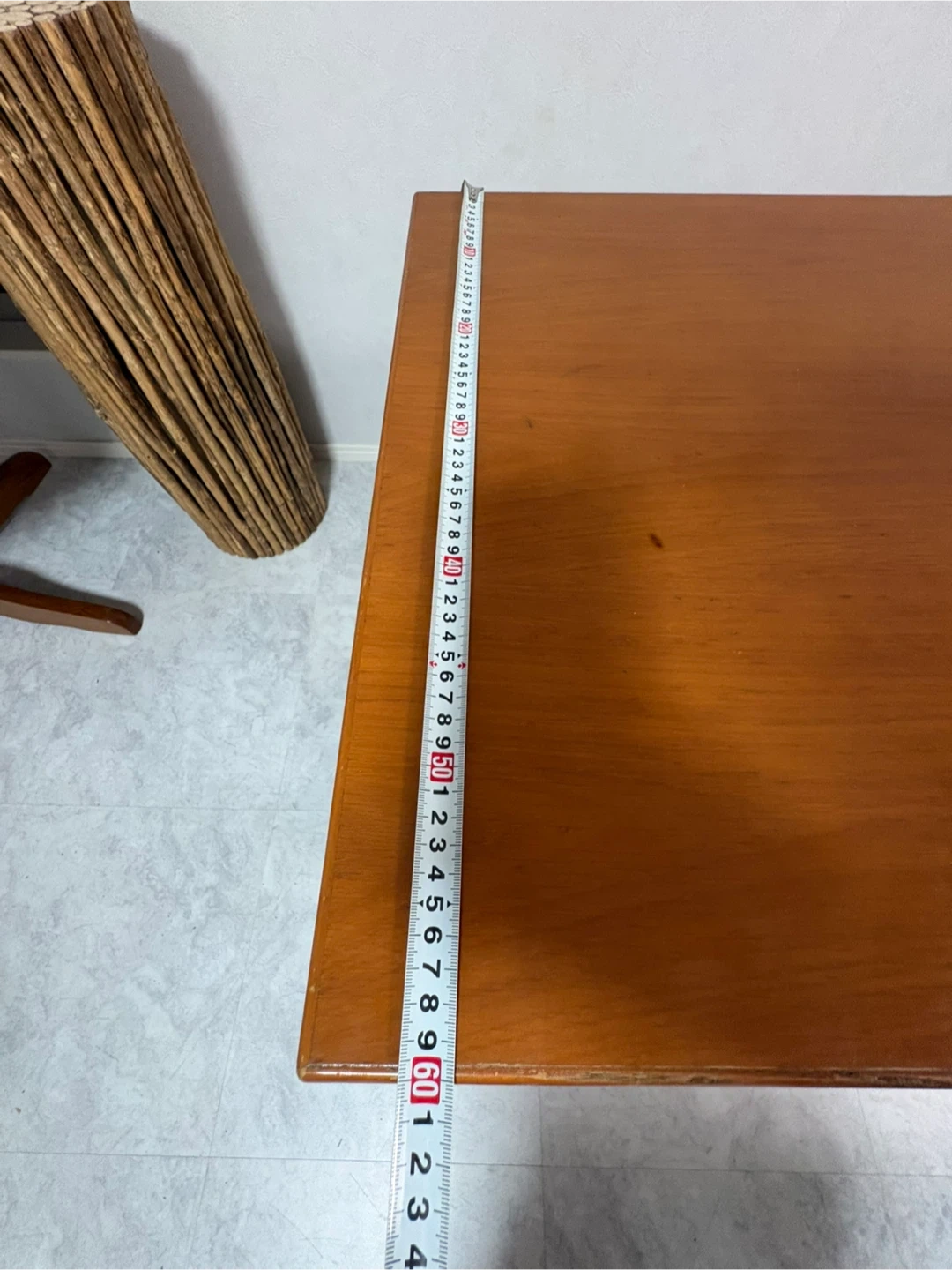 本当は、手放したくありません。。小島工芸 デスク 机 幅120cm 引き出し付の写真8枚目