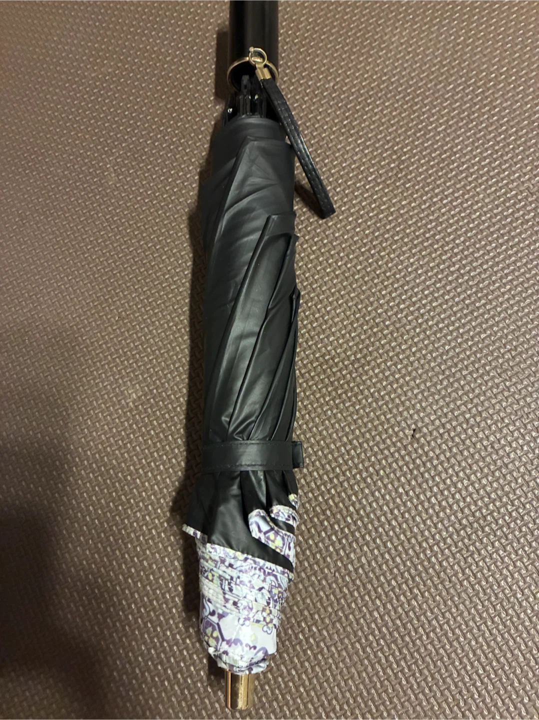 ランチェッティ 折りたたみ日傘 ペイズリー柄の写真7枚目