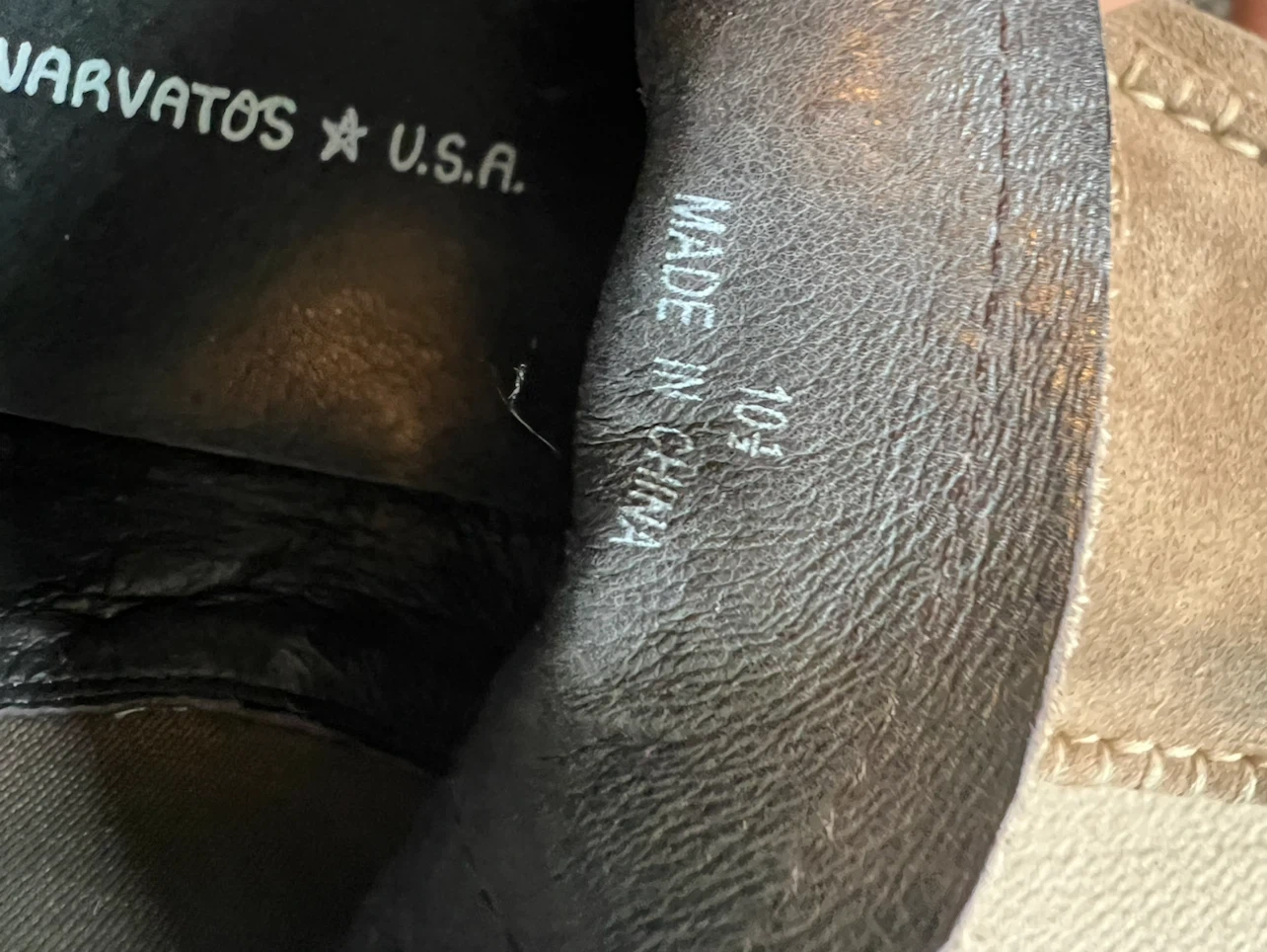 デッキシューズ　希少ハイカット　USAの写真10枚目