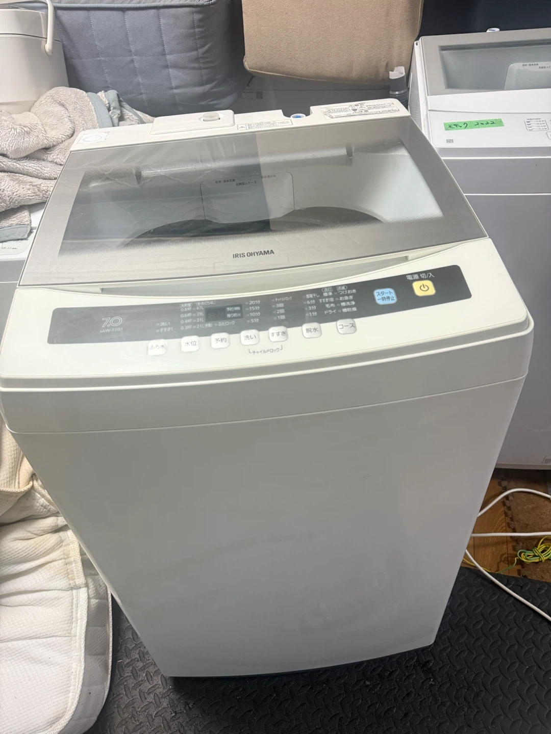 アイリスオーヤマ 全自動洗濯機 IAW-T701 7.0kgの写真7枚目