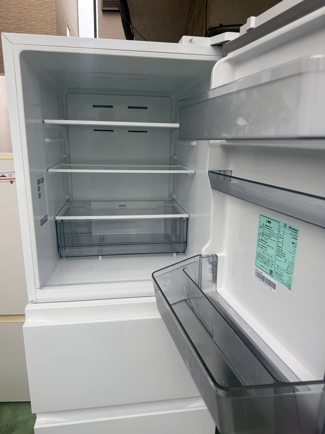 ハイセンス 冷蔵庫 HR-D295KW ホワイトの写真7枚目