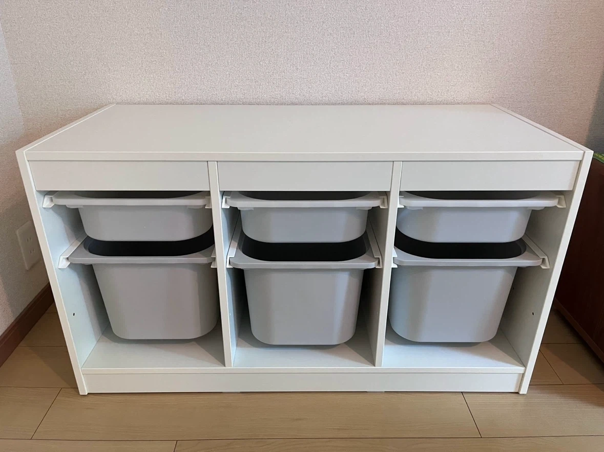 イケア トロファスト 収納 ホワイト 美品