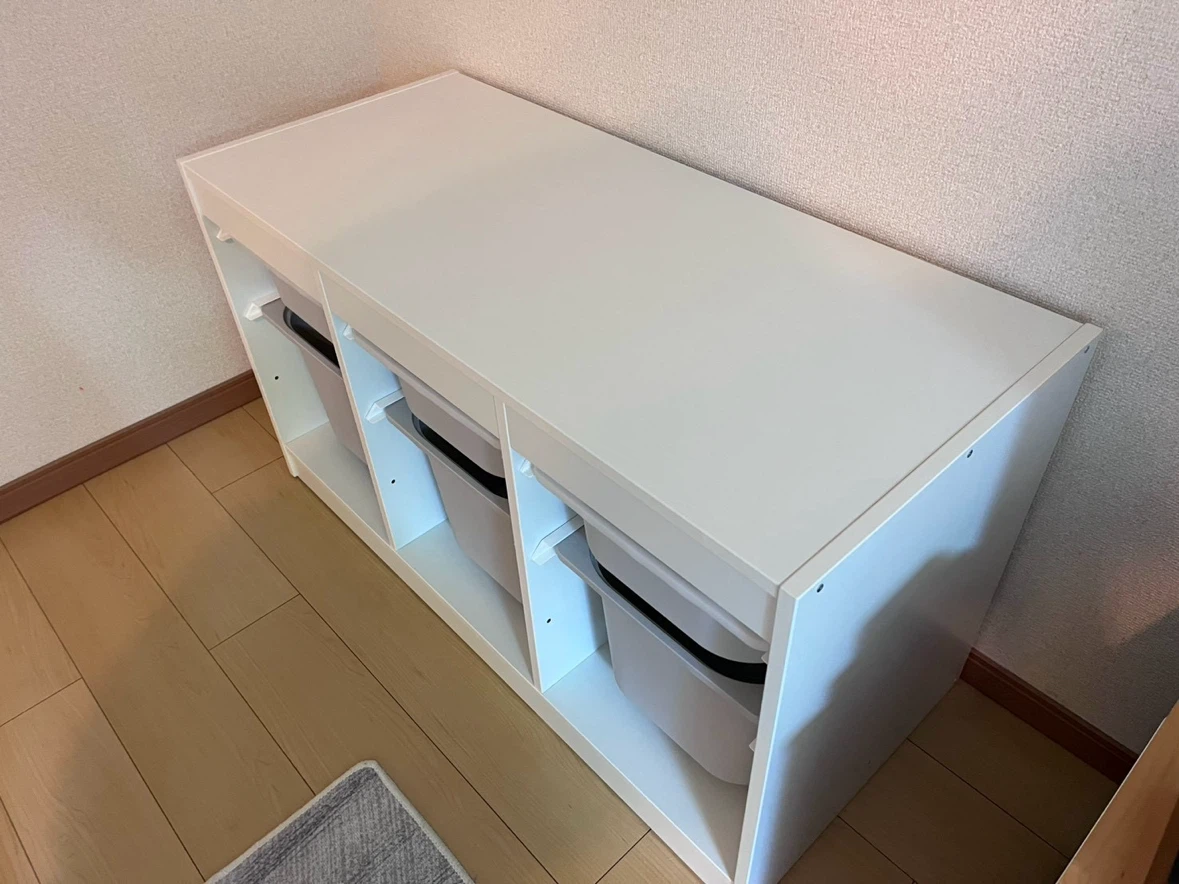イケア トロファスト 収納 ホワイト　美品の写真2枚目
