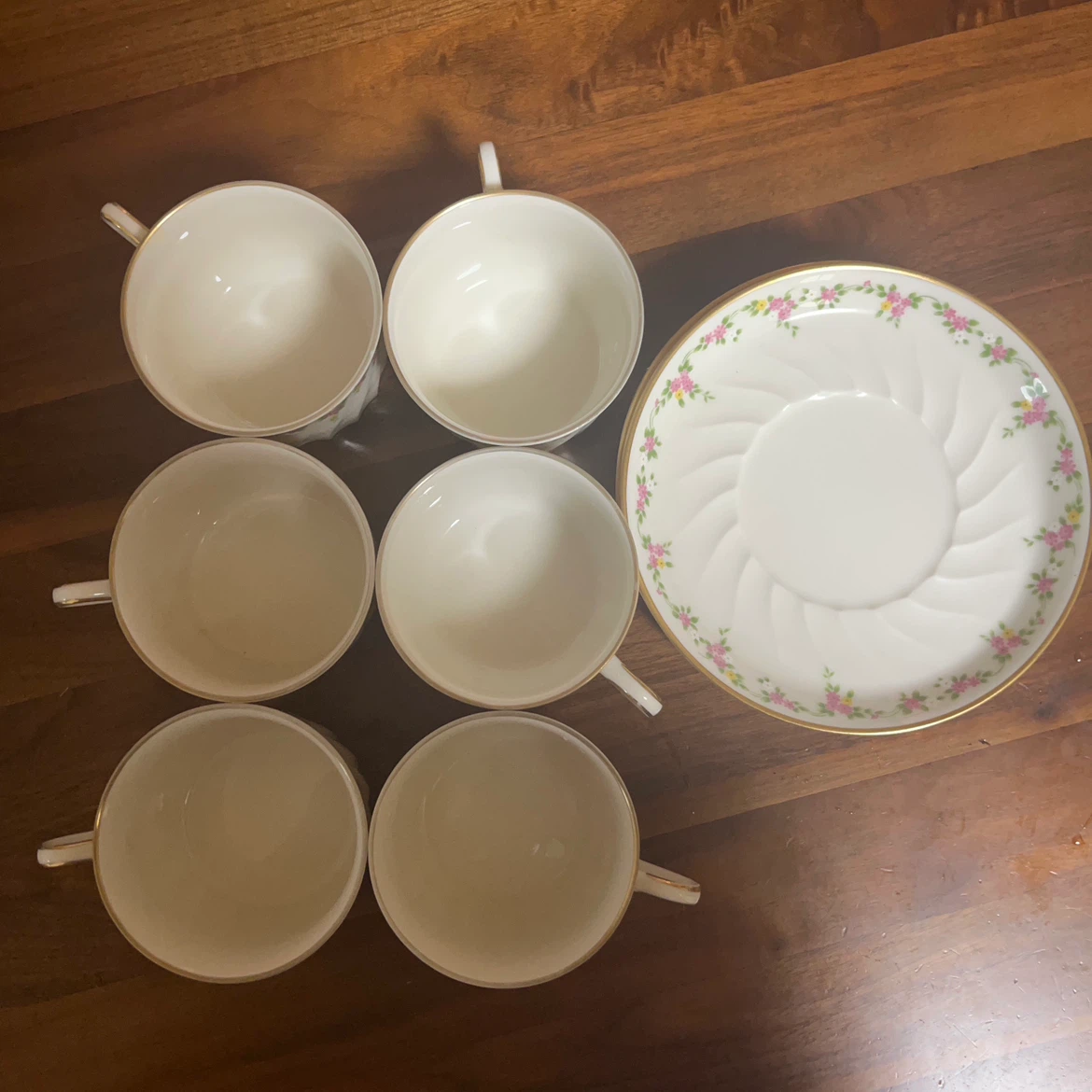 ノリタケ アイボリーチャイナ カップ＆ソーサー 6客セット