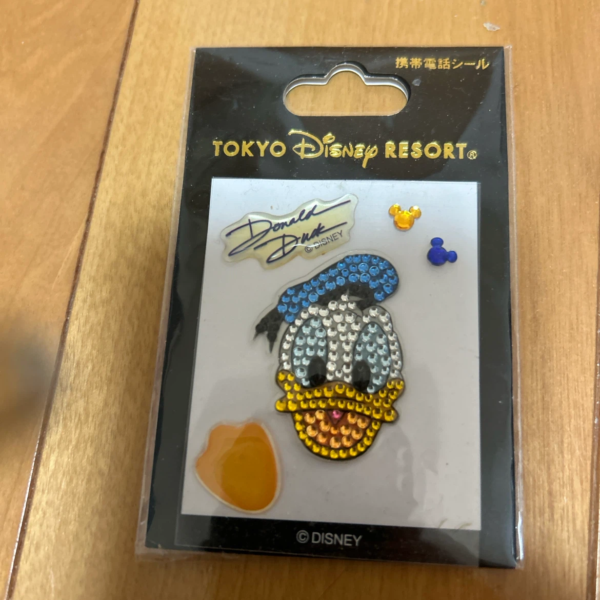 東京ディズニーリゾート ドナルド 携帯電話シール
