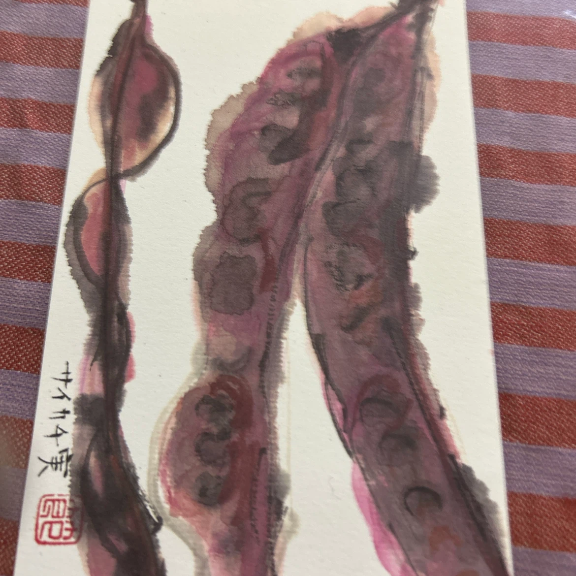 手書き風 水彩画 ポストカード 5枚セットの写真6枚目