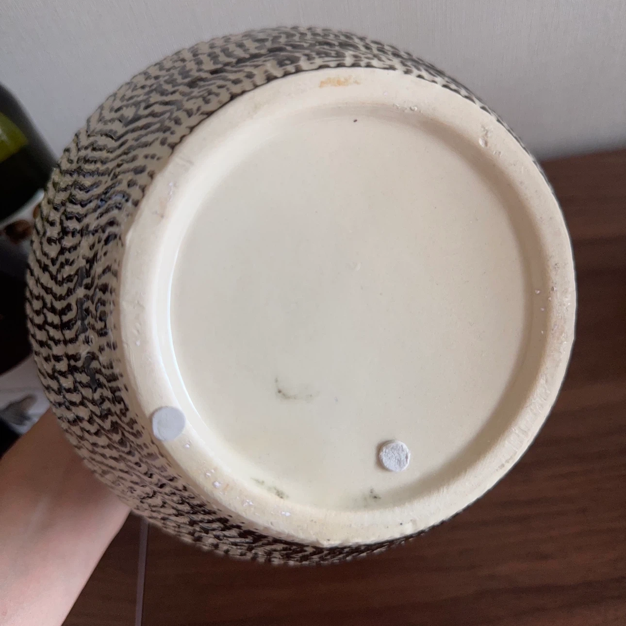 ZARA 花瓶 陶器 模様入り フラワーベースの写真3枚目