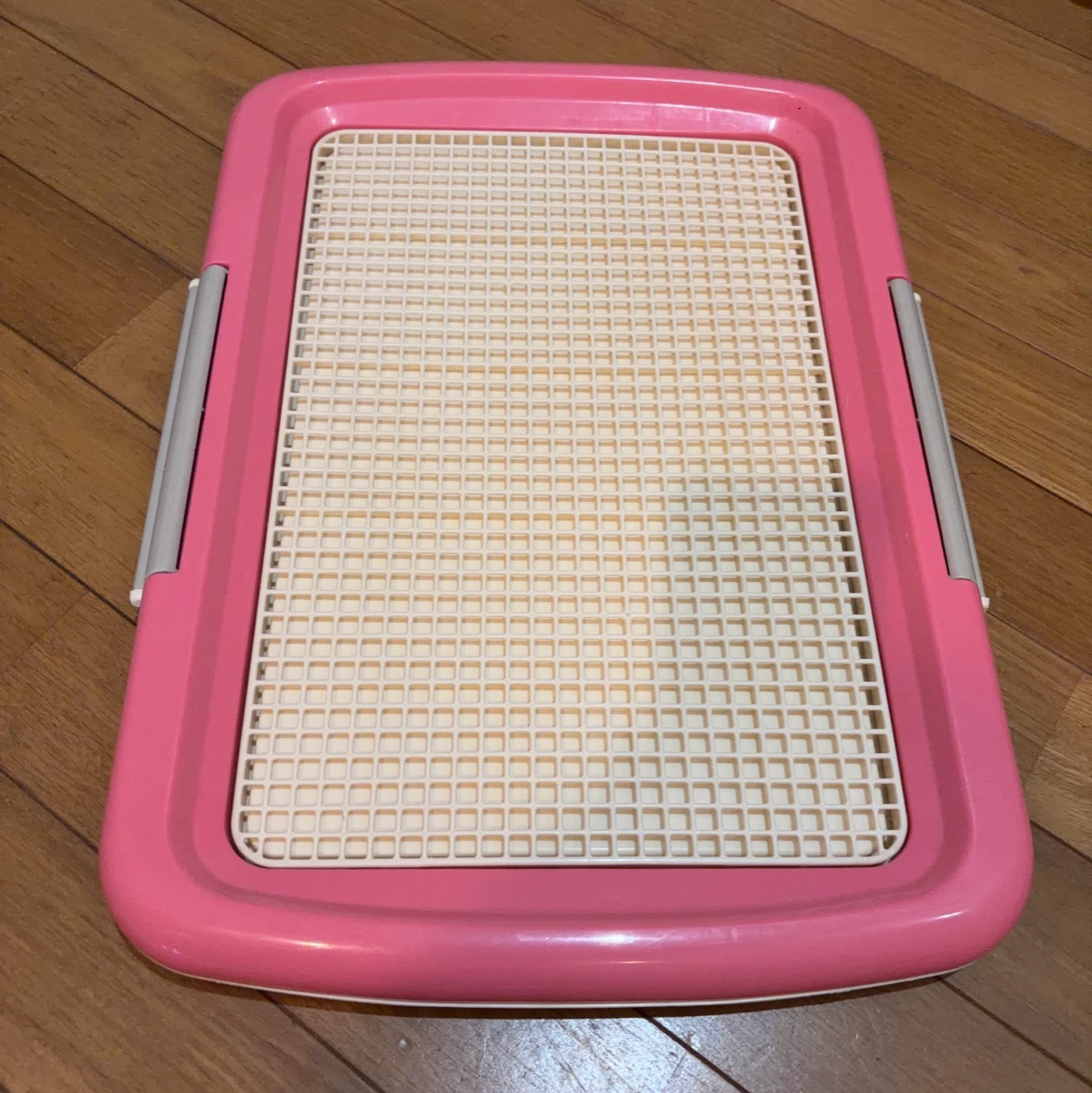 ペット用トイレ ピンク メッシュ