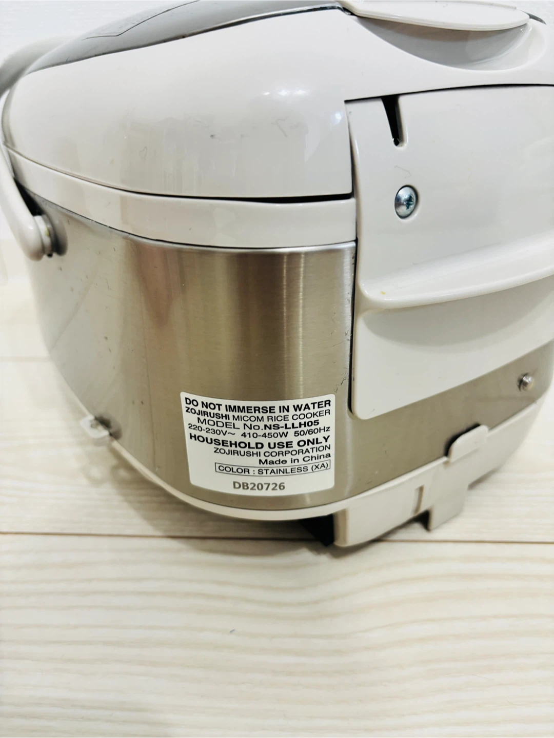 象印 炊飯器 NS-LLH05の写真5枚目