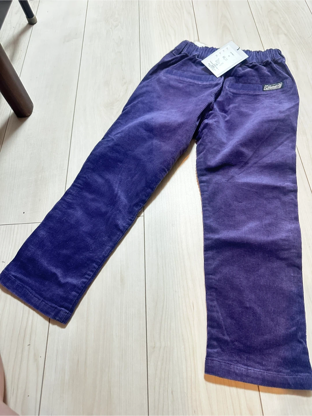 【早い者勝ち！】定価4950円　Coleman 長ズボン　パープル　120の写真3枚目