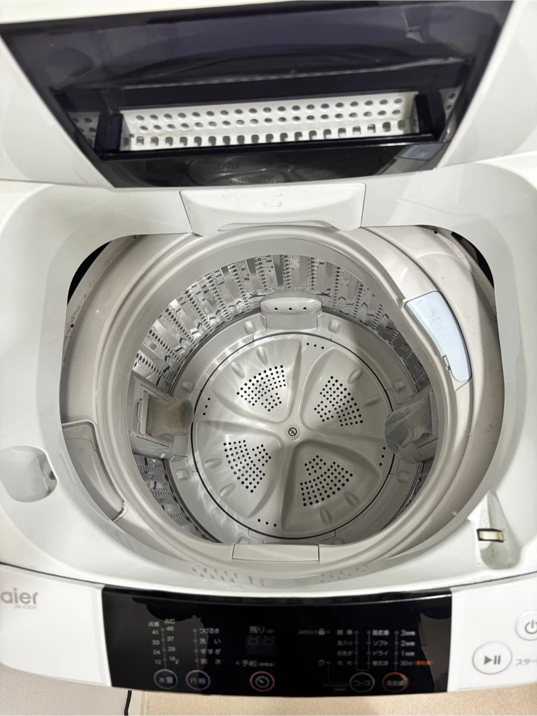 ハイアール 全自動洗濯機 JW-K50K 5.0kgの写真4枚目