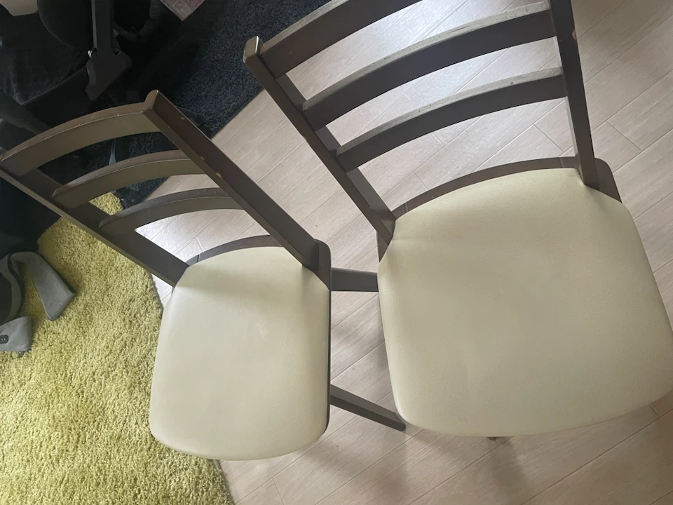 4万円買ったニトリ ダイニングチェア ロピア2 2脚セット 回転式