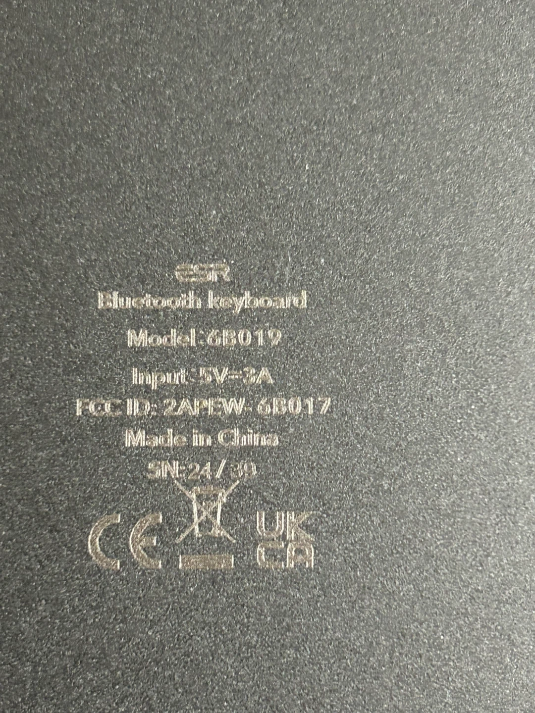 【美品】ESR iPad キーボードケース Ascend 11インチ用 日本語配列 ブラック(型番6B019)の写真8枚目