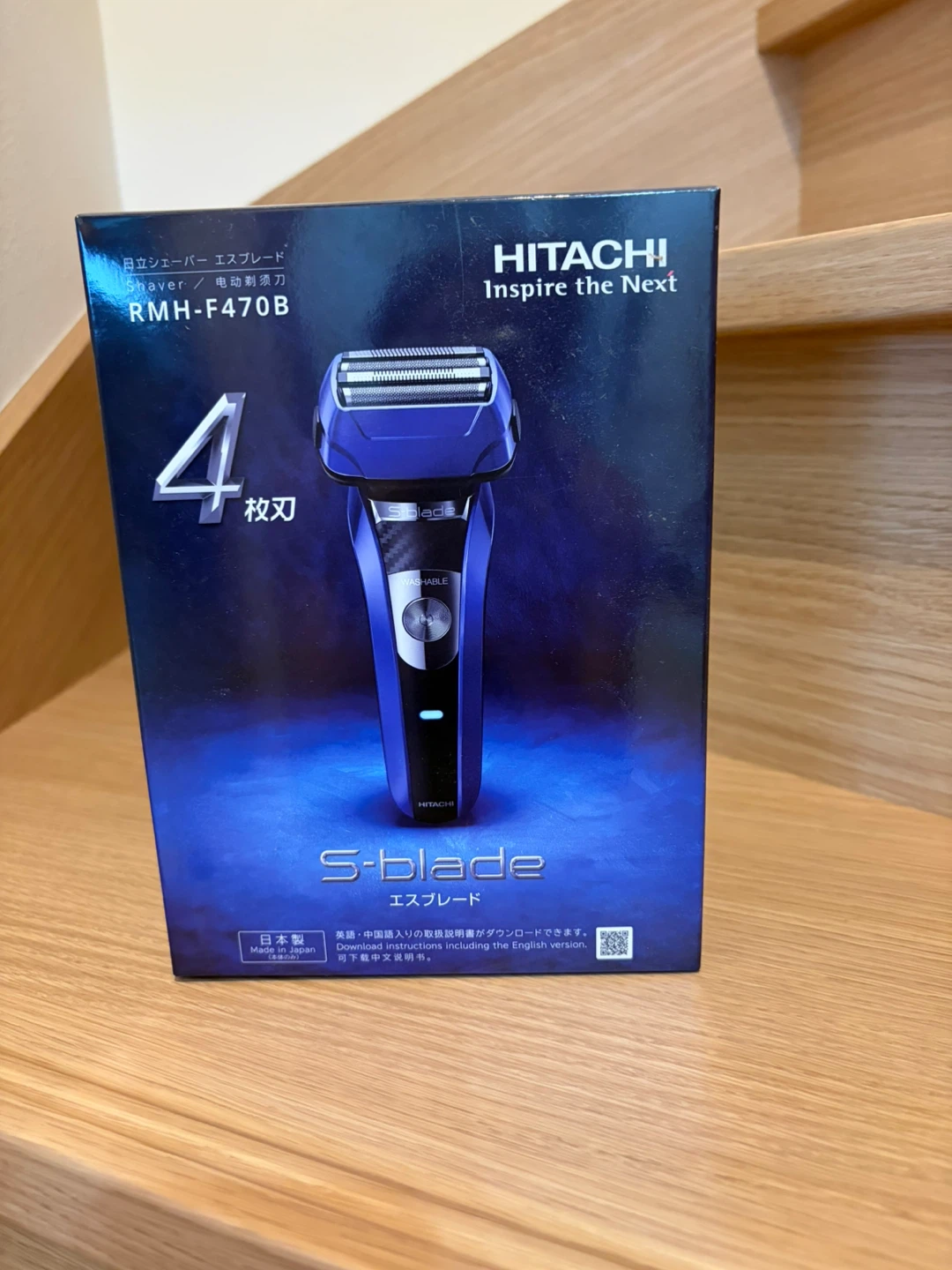 日立 S-blade RMH-F470B 4枚刃 シェーバー