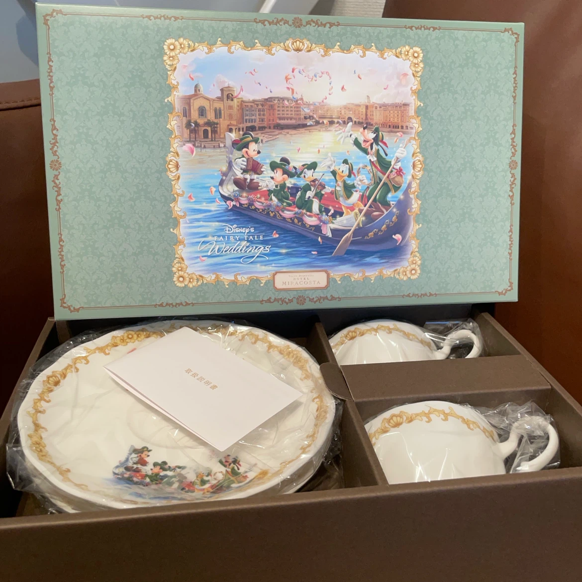 ミラコスタ 結婚式 記念品 カップ＆ソーサー