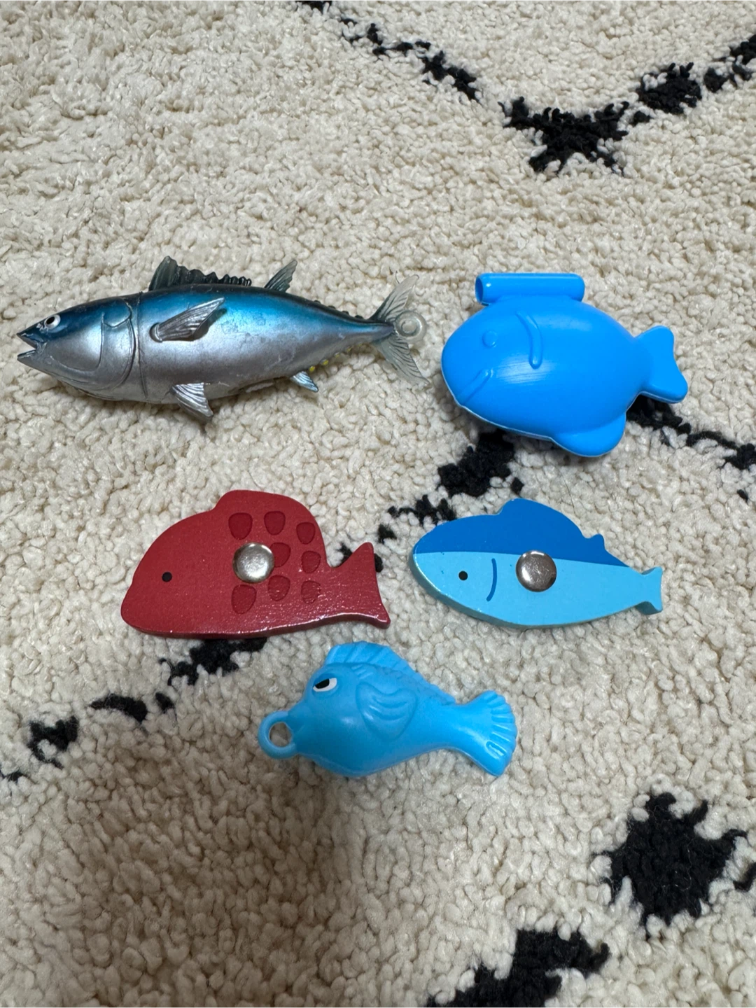 おさかな釣り遊び用パーツ 6個セット