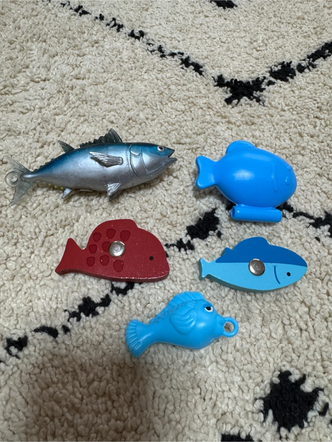おさかな釣り遊び用パーツ 6個セットの写真2枚目