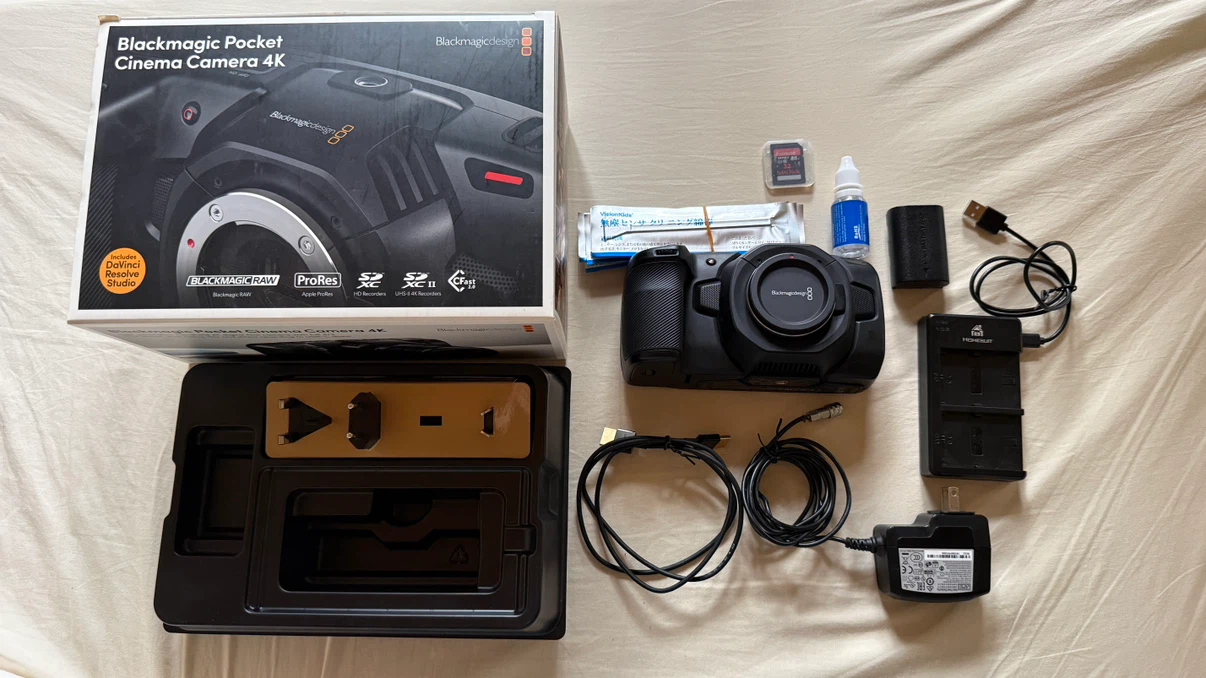 BMPCC 4K San Disk 32gbカード付き