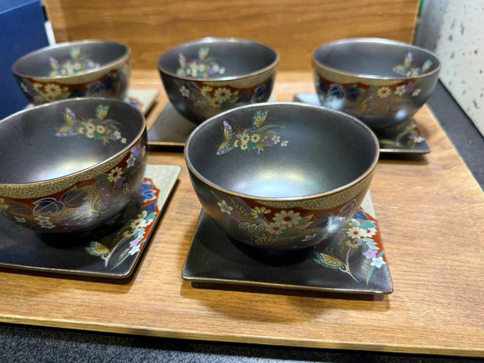 Zuitou "Cho Yuzen" Ceramic Tea & Dessert Setの写真2枚目