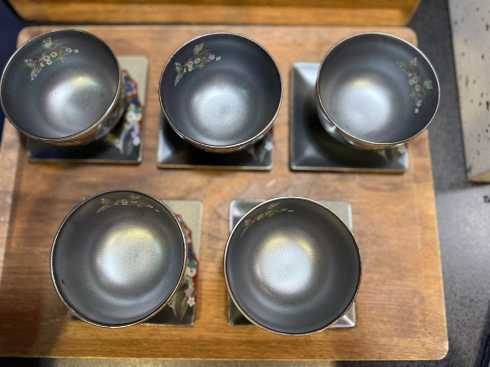 Zuitou "Cho Yuzen" Ceramic Tea & Dessert Setの写真3枚目