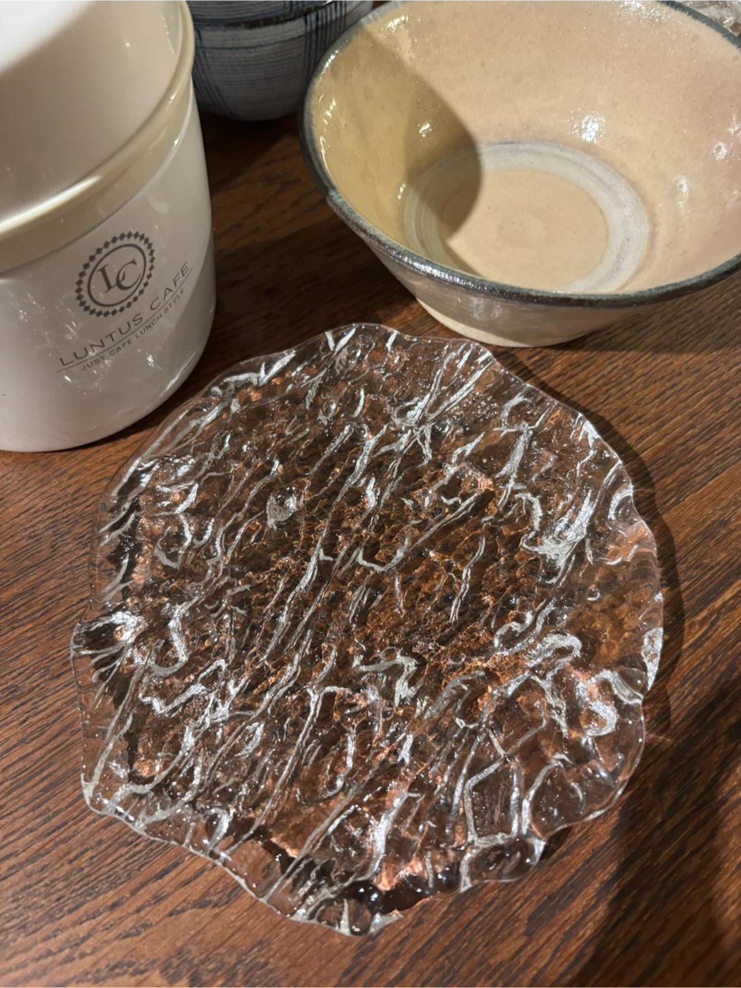 食器まとめ ニトリ丼 やちむん ガラス皿 水筒の写真3枚目