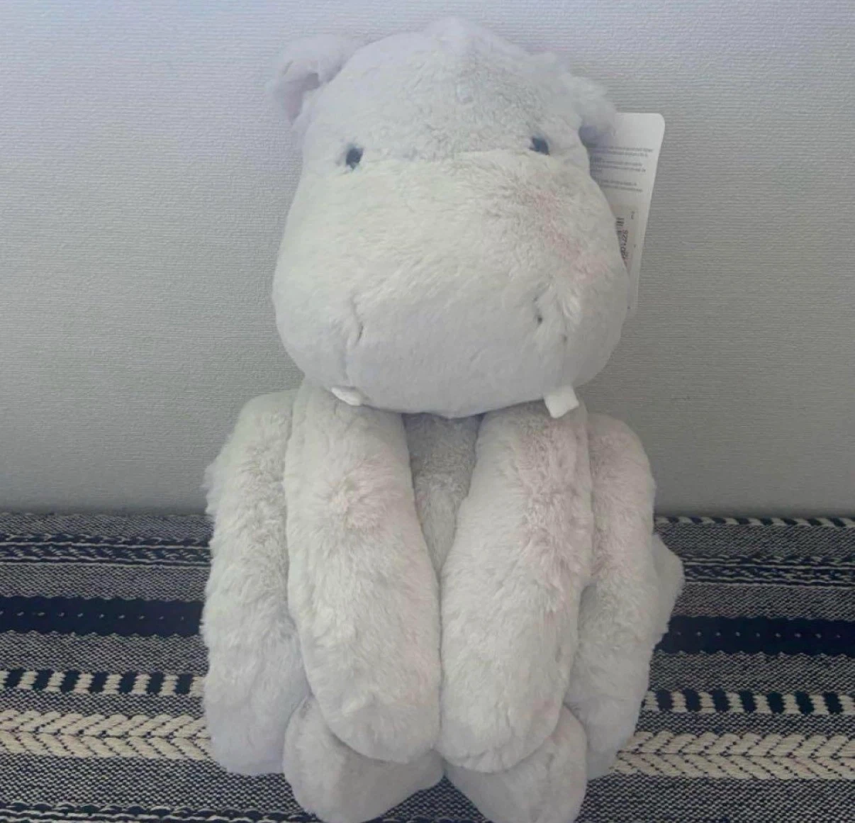 ポッタリーバーン カバ ぬいぐるみ ブランケット付きの写真2枚目