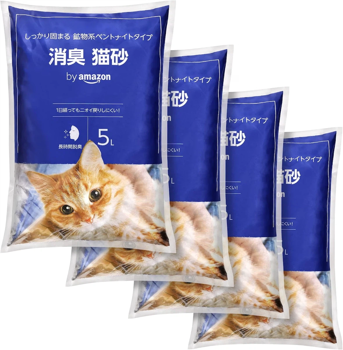 Amazon 消臭猫砂 5L 鉱物系 ベントナイトの写真8枚目