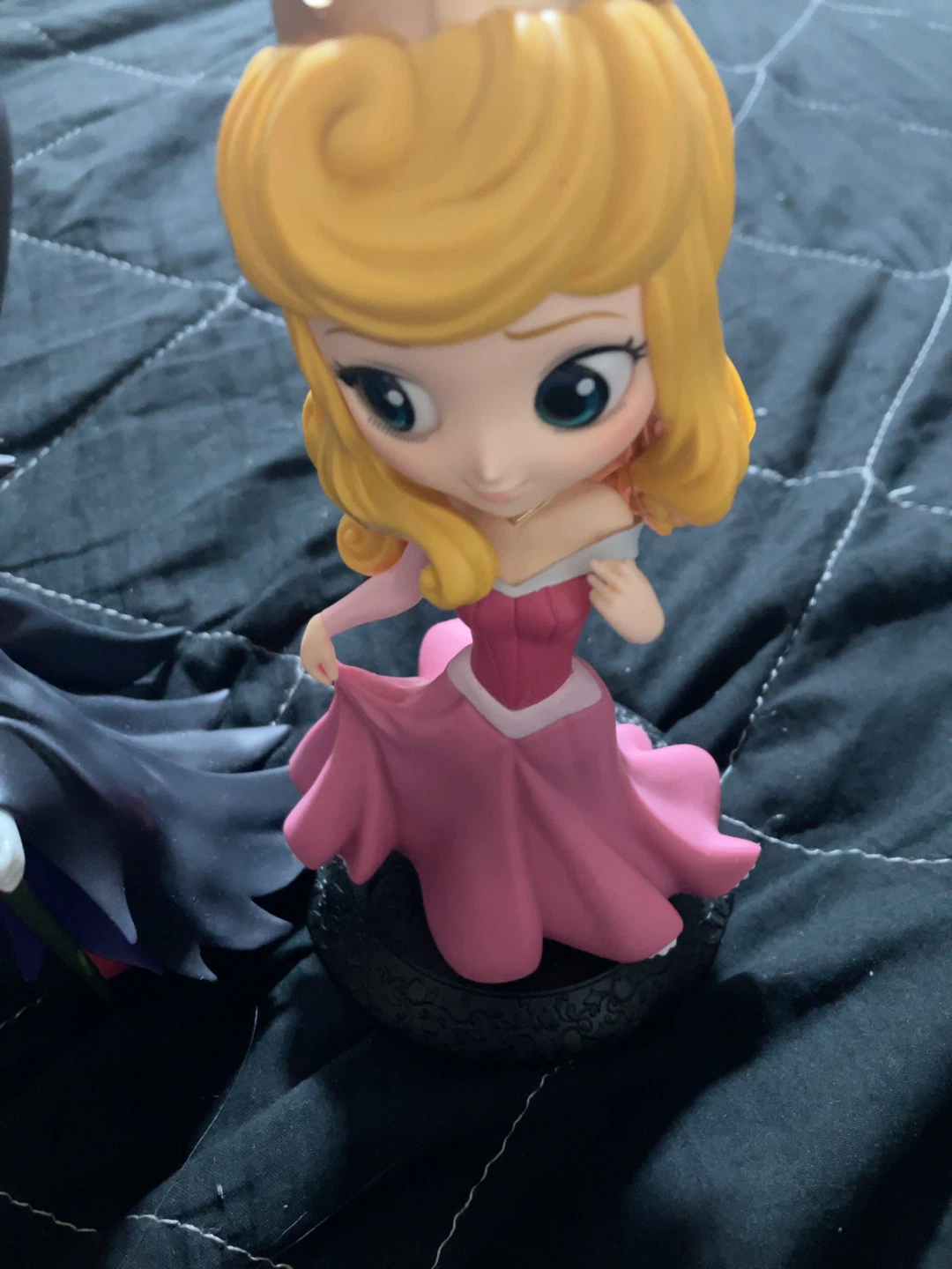 【ディズニー】眠れる森の美女 マレフィセント＆オーロラ姫 Qposket フィギュア 2体セットの写真3枚目