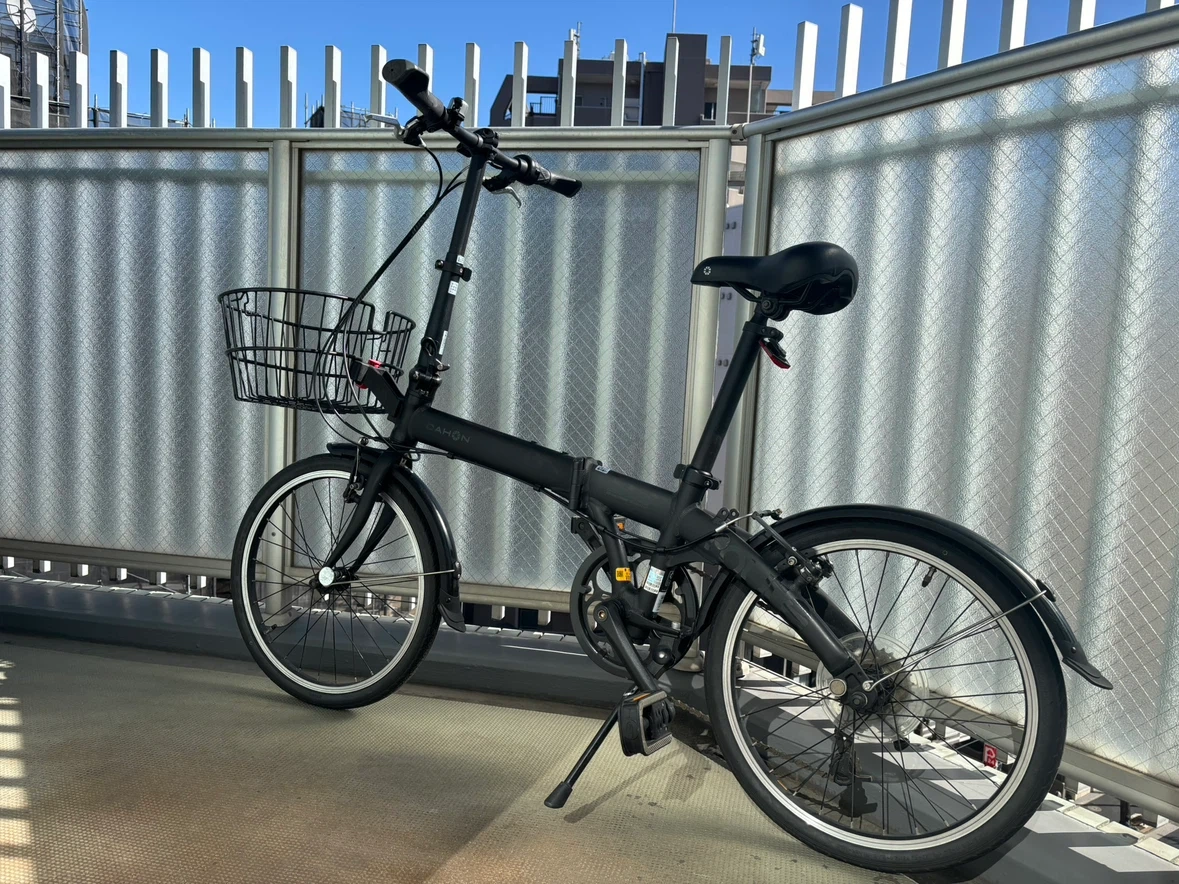 ダホン 折りたたみ自転車 ルート マットブラックの写真2枚目