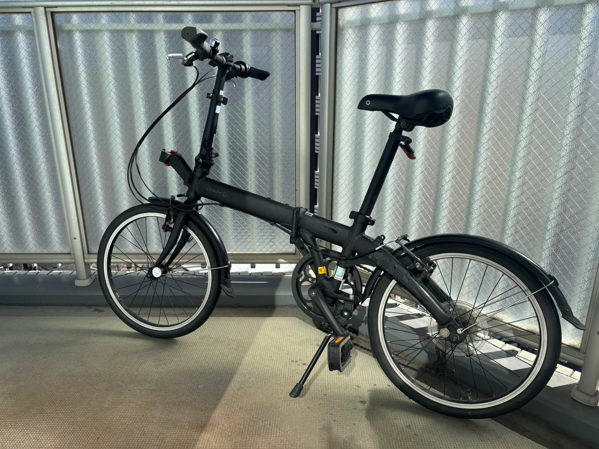 ダホン 折りたたみ自転車 ルート マットブラックの写真3枚目