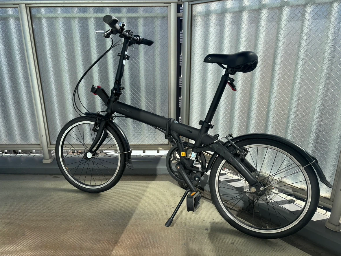 ダホン 折りたたみ自転車 ルート マットブラックの写真3枚目