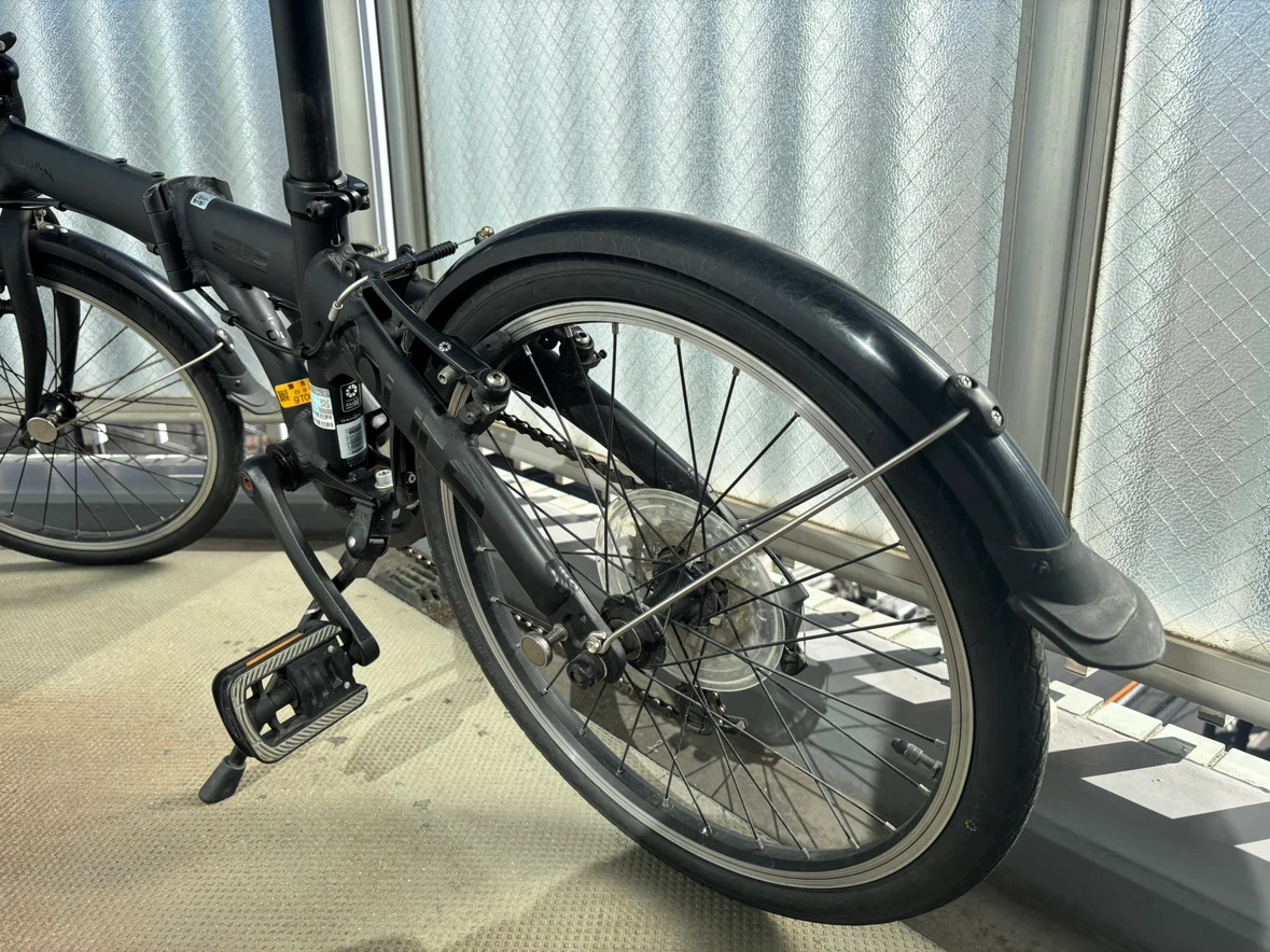 ダホン 折りたたみ自転車 ルート マットブラックの写真8枚目