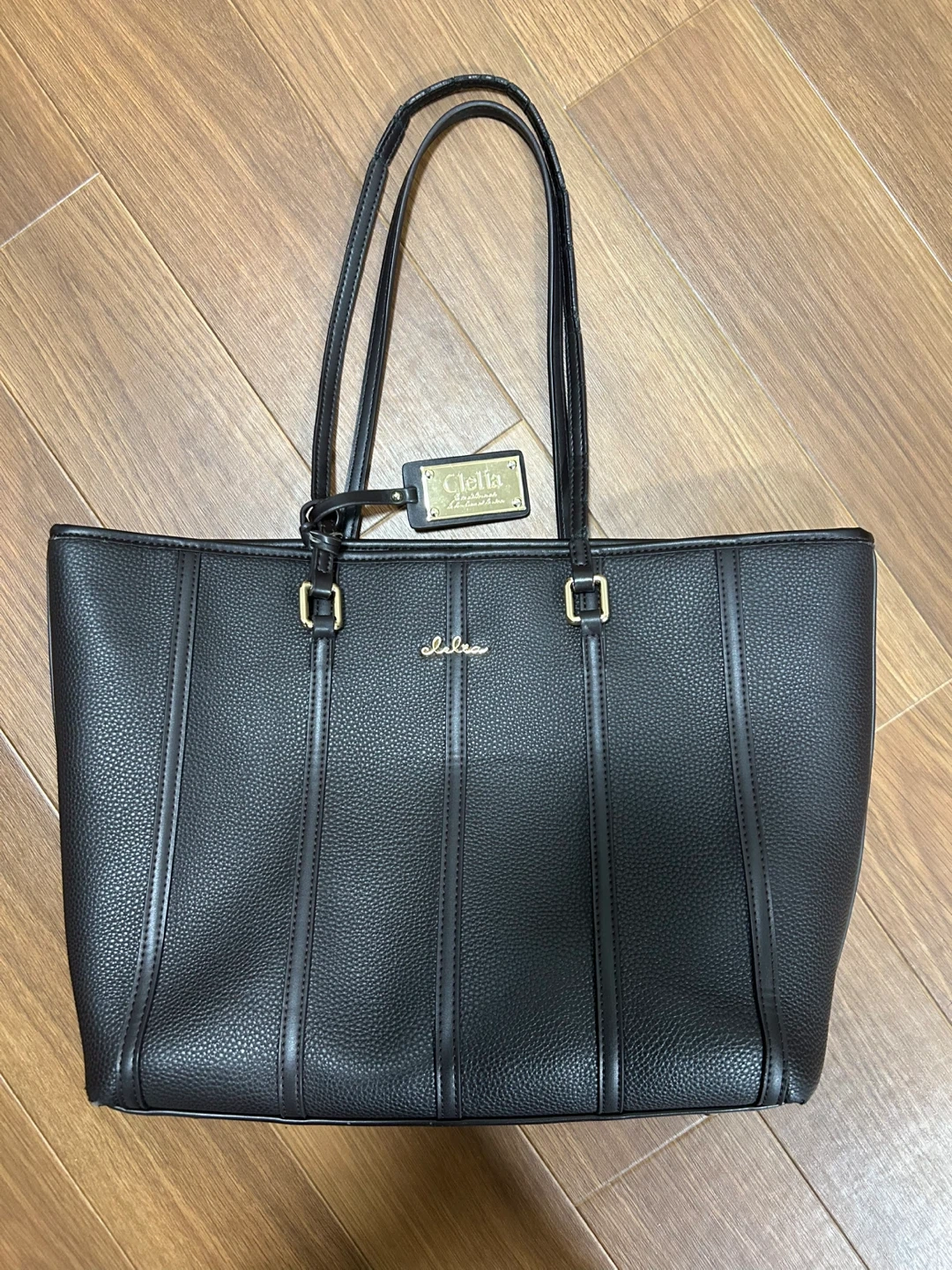 Clelia クレリア トートバッグ A4対応 ブラックの写真2枚目