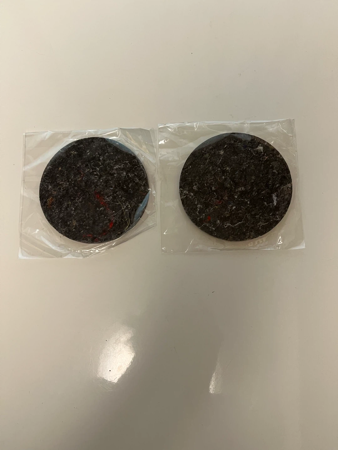 【コースター】2個セット 布リサイクル品