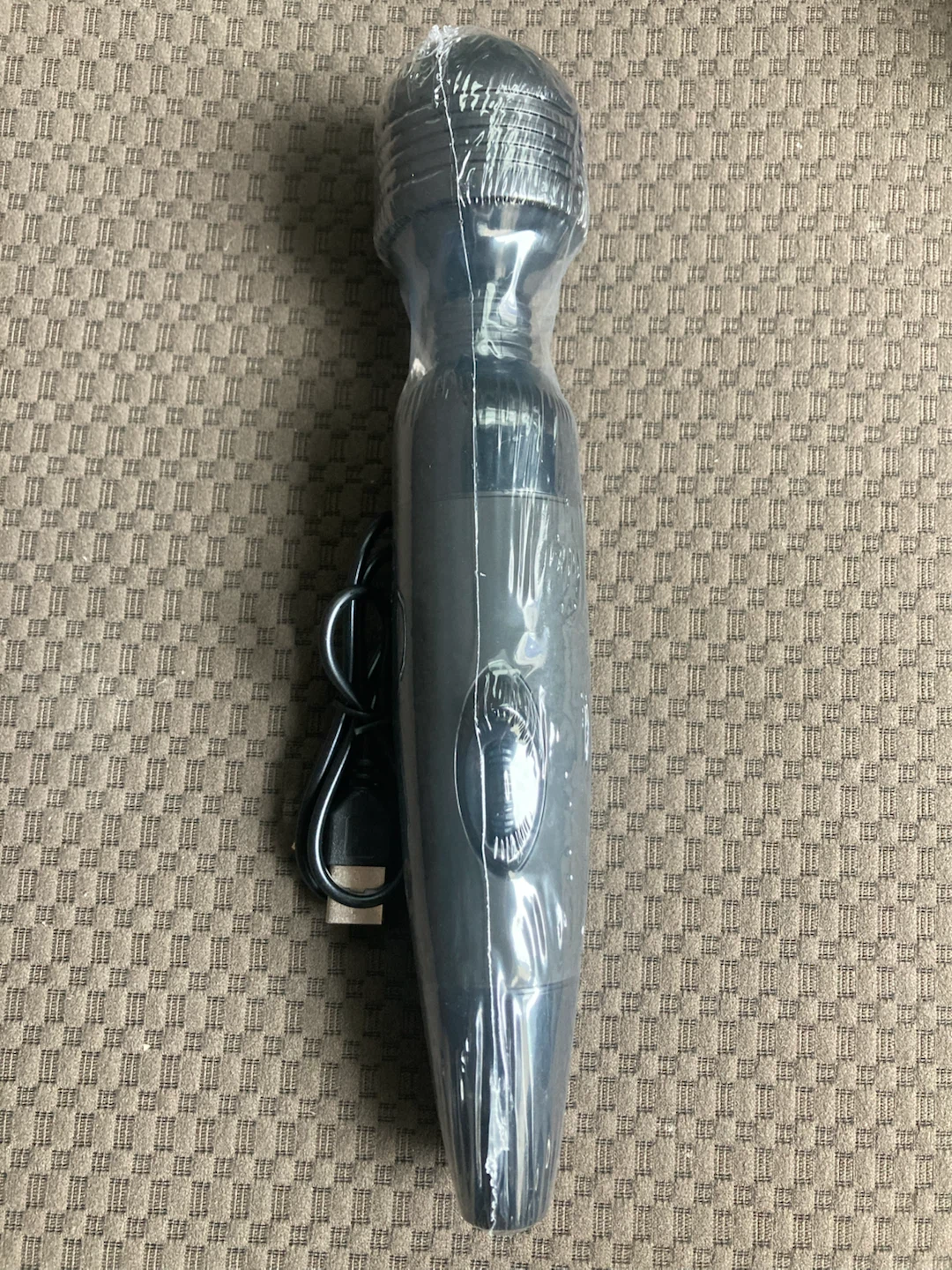 3点セット　ハンディマッサージャー ブラック 充電式