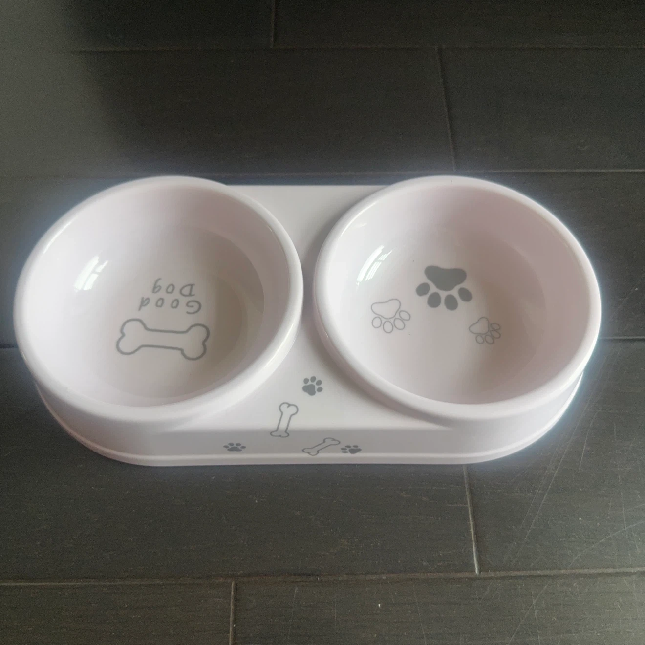 ペット用ツインボウル ピンクの写真2枚目
