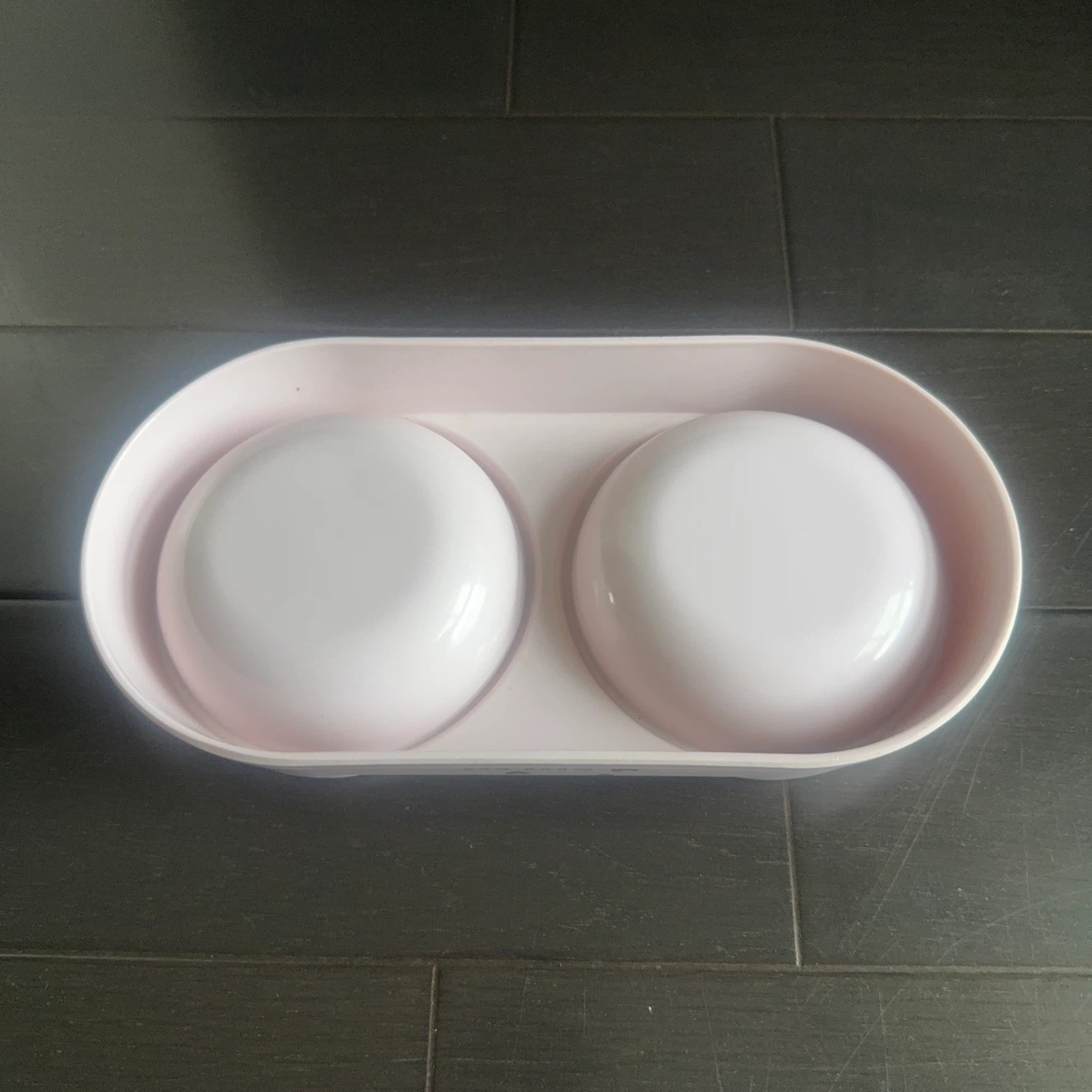 ペット用ツインボウル ピンクの写真3枚目