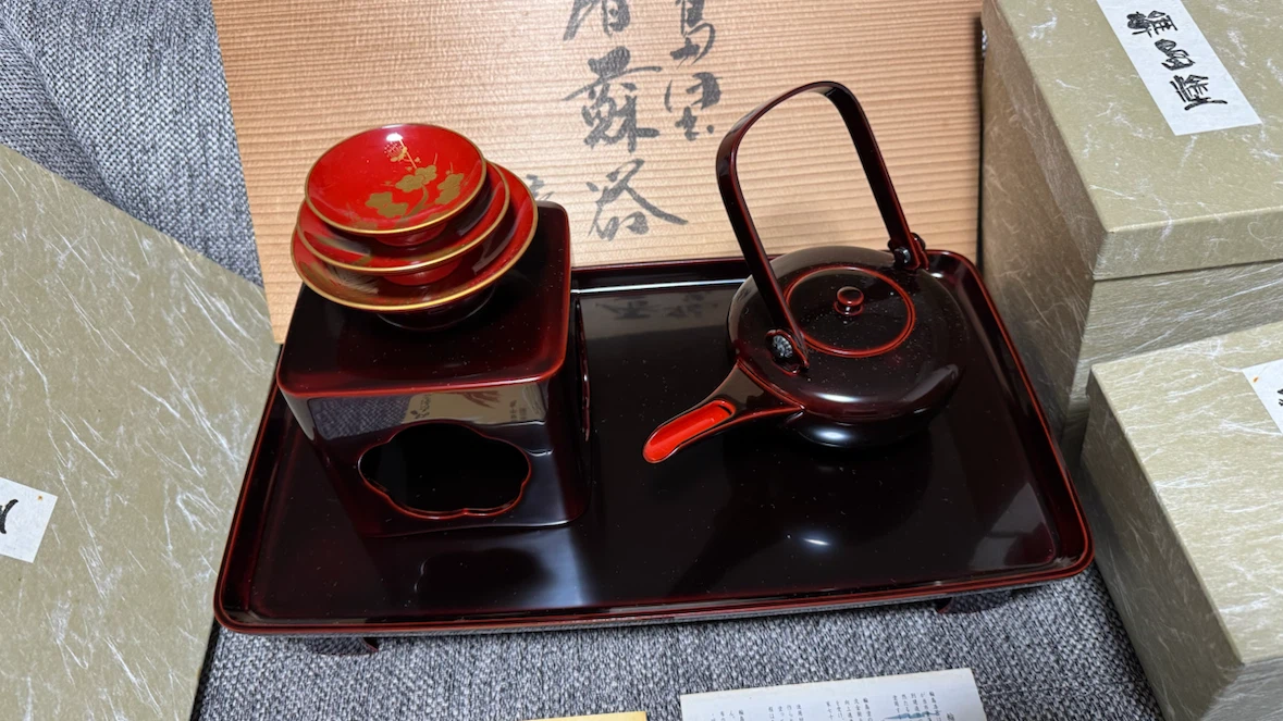 輪島塗 酒器セット 屠蘇器 盃