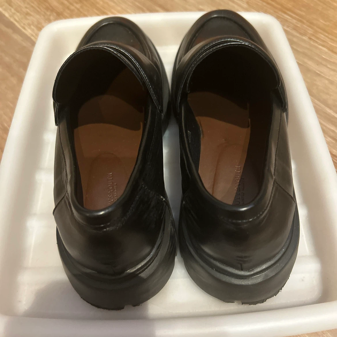 ビューティ＆ユース ローファー 黒 25cmの写真3枚目