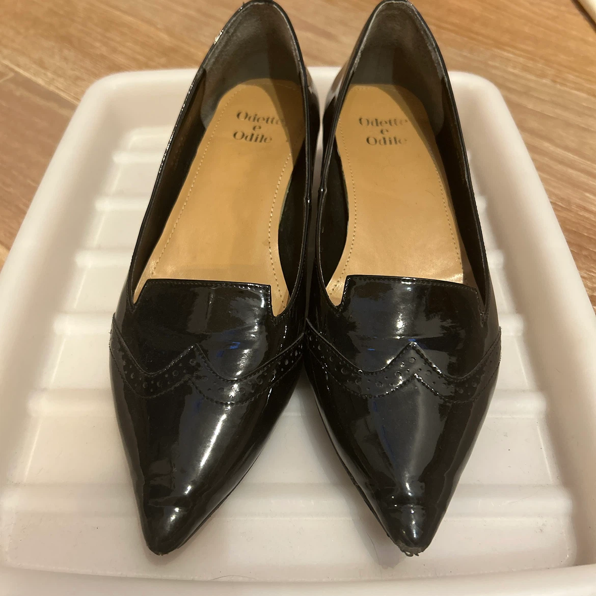 オデットエオディール パンプス 24.5cm 黒の写真2枚目