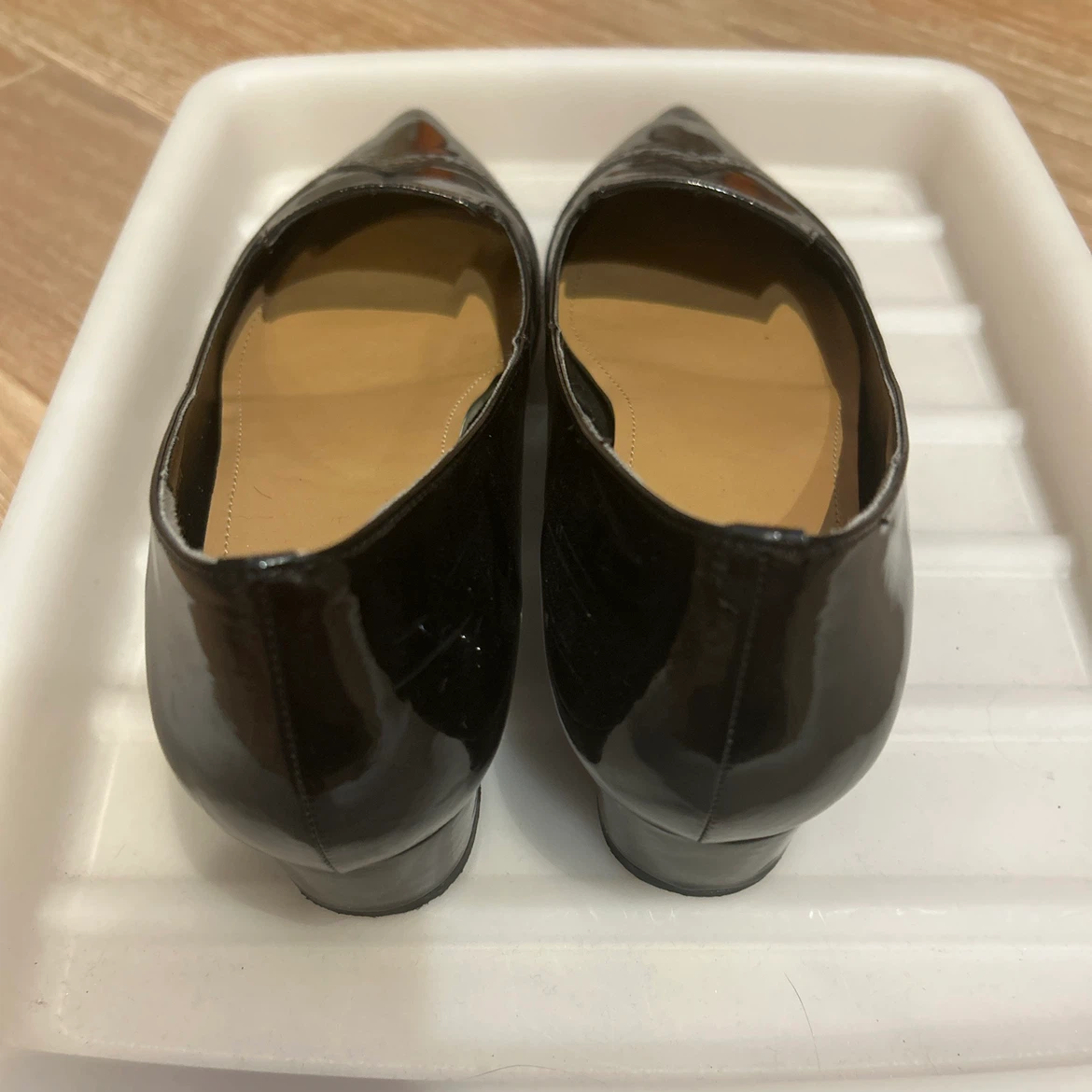 オデットエオディール パンプス 24.5cm 黒の写真4枚目