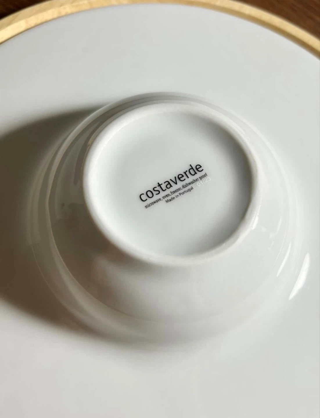 costaverde セラミック皿 ホワイトの写真2枚目