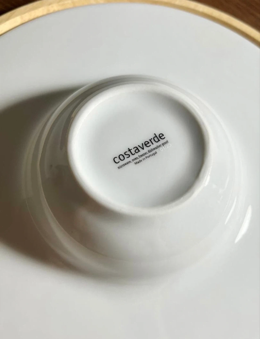 costaverde セラミック皿 ホワイトの写真2枚目