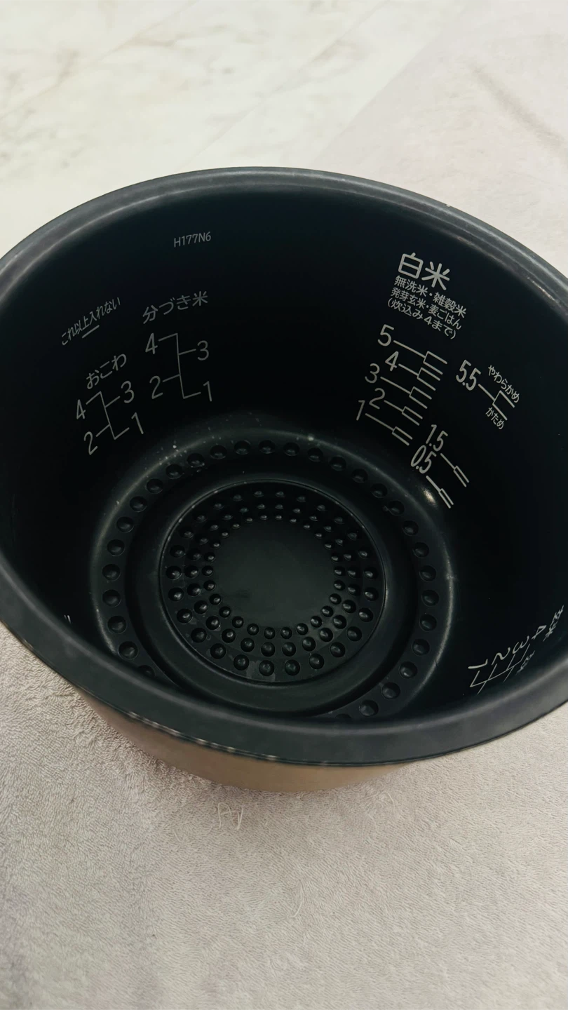 炊飯器用内釜 H177N6の写真2枚目