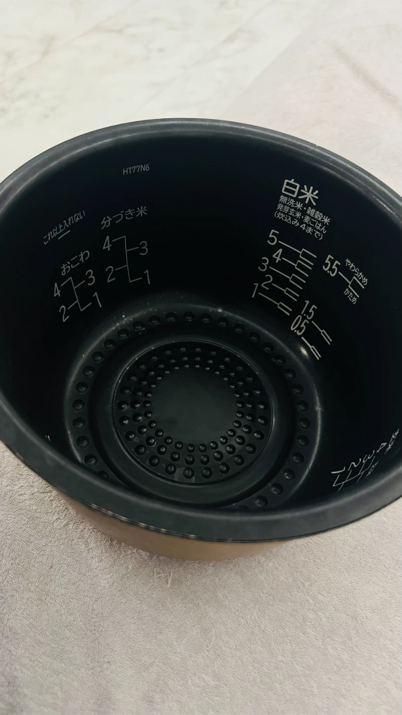 炊飯器用内釜 H177N6の写真2枚目